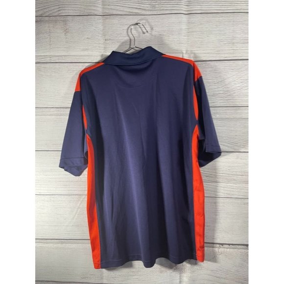 Virginia Cavaliers NCAA - Men's Blue/Orange Logo Polo Shirt - Size M - Picture 6 of 6